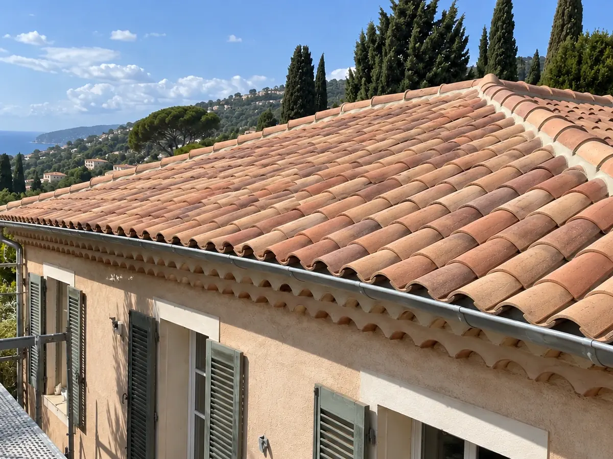 Après : Toiture reprise à neuf